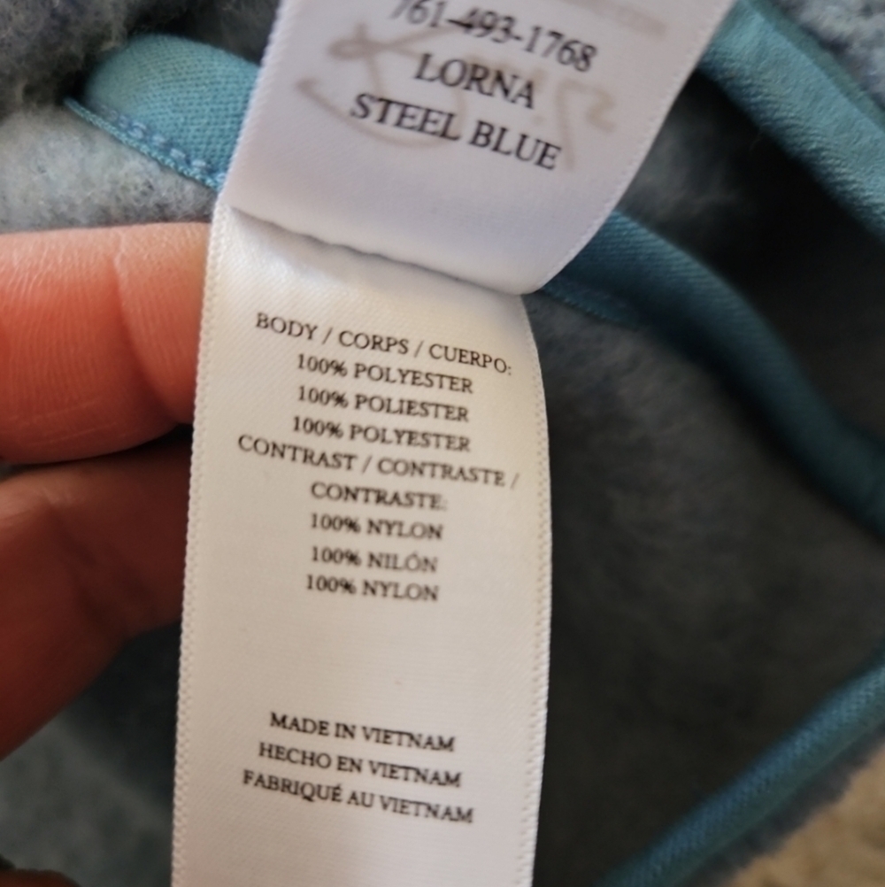 Rails Womens Lorena Steel Blue Sherpa Cozy Winter Outerwear Jacket S - Picture 14 of 16